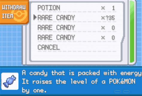 Cheats for fire red rare candy - “Pokemon FireRed” was released in late 2017 for the Game Boy Advance, accompanied by “Pokemon LeafGreen.” You can find unlimited rare candies scattered throughout the world in the game, although they are very rare as their name refers. Thankfully, you can use different cheats to receive unlimited rare candies in the game.